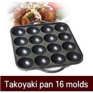 Takoyaki Pan16 molds/16 Holes Takoyaki Pan/Takoyaki Maker/Cookware /Gas Stove only