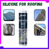 BOSTIK S551 ROOF ‘N’ SEAL Gutter Silicone 260ml Neutral Silicone for Roofing and Gutter Sealing Gam 