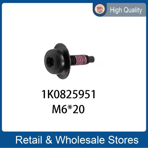M6*20 Hexagon Socket Flat Head Bolt Screw Engine Protection Pan 1K0825951 For AUDI VW A3 A8 QUATTRO 