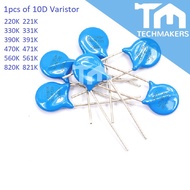 1pc Varistor 10D 220K 330K 390K 470K 560K 820K 221K 331K 391K 471K 561K 821K Voltage Surge Protectio