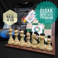 Supreme Raja Premium Mentaos Set 10 cm Chess Board Standard PERCASI Smooth Good Chess Set