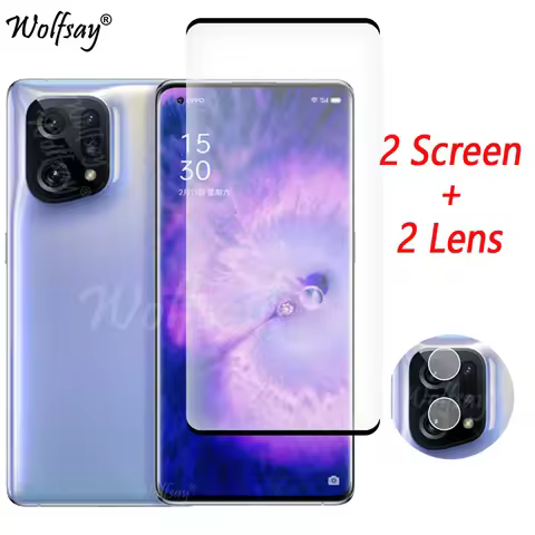 Full Cover Tempered Glass For Oppo Find X5 Screen Protector For Oppo Find X5 X5Lite X5 Pro Camera Gl