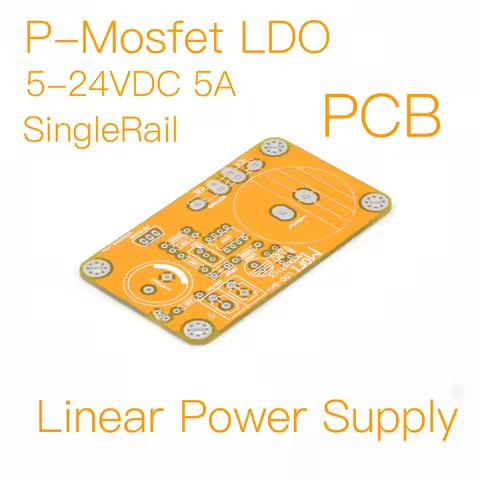 MOFI-LDO5A Mosfet Linear Pwer Supply (SingleRail)5-24VDC 5A PCB