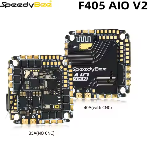 SpeedyBee F405 AIO V2 35A 40A Blue-jay 25.5x25.5 3-6S Flight Control and ESC Integrated Model Aircra
