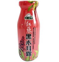 24瓶，統一生機 紅藜黑木耳露200ml /玻璃瓶