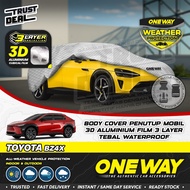 3-Layer Car Body Cover TOYOTA BZ4X Aluminum Film ONEWAY Thick Waterproof