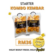 PapaJad I Biskut Lejen I Starter Pack I Kombo Kembar I Topping Marjerin Gula I Rangup Tak Keras I Ku