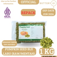 HIJAU PUMPKIN SEED GREEN PUMPKIN SEEDS 1 KG/RAW PUMPKIN SEEDS/PUMPKIN SEEDS