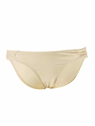 PilyQ Women's Keshi Pearl Fanned Full Bikini Bottom