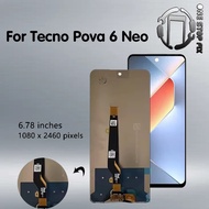 For Tecno Pova 6 Neo LCD Display Touch Screen Digitizer Assembly For Pova 6 Neo Li6