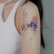 發2張【花豔碟】高級感刺青圖案紋身貼防水持久女生款