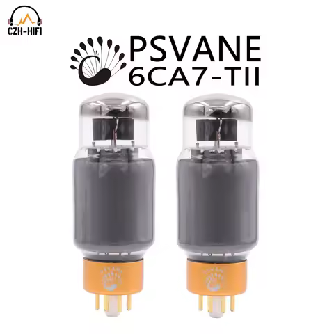 PSVANE 6CA7-TII 6CA7 Vacuum Tube Power Lamp Valve Upgrade EL34 EL34C EL34B 6P3P KT66 6V6 KT77 6CA7 V