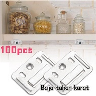 100pcs WPC Wall Panel Stainless Steel Clip Wall Panel Clip WPC Clip For Wall Decoration