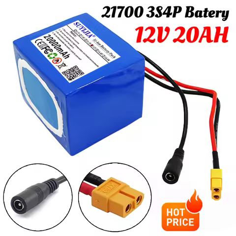 21700 12V 20AH Pull-net boat battery Waterproof rechargeable high-rate 3S4P 12V 20000mAh lithium bat