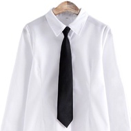 UN Tie เสื้อเชิ้ตสไตล์นักเรียนญี่ปุ่น JK ชุดนักเรียนแนวอังกฤษชายและหญิงผูกเนคไทชุดแต่งงาน