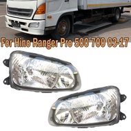 Car Front Head Light Fog Light Headlight Assembly For Hino Ranger Pro 500 700 Series FC FD GD FG FL 