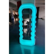 Jiajuwy.co Ultrafragola Mirror กระจกเต็มตัวพร้อมไฟนีออน 195*100*13cm Modern/Art blue