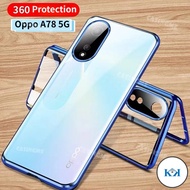 KK 2023 Oppo A78 5G Double Sided Flip Casing For Oppo A78 5G A 78 78A OppoA78 5G Phone Case Camera P