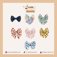Ona & Co Dog and Cat Bowtie - Midnight Galaxy, Rainbow Paws, Tiffany, Waffle Ice cream, Pink Sakura,