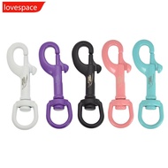 LOVESPACE 1Pc 7.5CM 316 Stainless Steel Diving Single-Head Hook 360 Rotation Quick Release Spring Ho