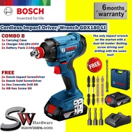 Bosch GDX180-LI Cordless Impact Driver/Wrench F.O.C 2PC BOSCH IMPACT DRILL &amp; DRIVER BIT GDX 180 GDX 180-LI GDX180