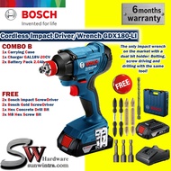 Bosch GDX180-LI Cordless Impact Driver/Wrench F.O.C 2PC BOSCH IMPACT DRILL & DRIVER BIT GDX 180 GDX 