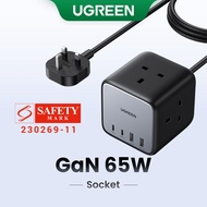 UGREEN GaN Power Socket, 1.8M Cable DigiNest Pro 65W USB C Charging Station, 7-in-1 Power Strip with 3 AC Outlets, 2 USB-A Ports, 2 USB-C Ports, Extension Cord Outlet Extender, PD Fast Charger for iPhone MacBook Pro, Samsung, Home, Office