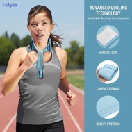 Fstyzx 35*9cm Summer Ne Cooling Cold Sensation Ice Scarf Ice Pa Sports Headscarf Pet Ice Scarf New R