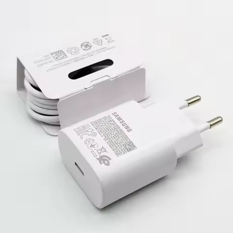 Samsung PD 25W Super Fast Charger Adapter Type C Cable For Galaxy S24 S23 S20 S21 S22 Note 20 Ultra 