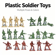 [Ready Stock] 5cm Soldier Minifigure Army Men Toy Military Model Sets Toys Army Plastic Soldier Figu
