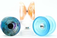 YoyoFactory Atom Smasher Yo-Yo - Blue (Advanced YoYo, Finger Twist and DNA Tricks, Cord and Instruct
