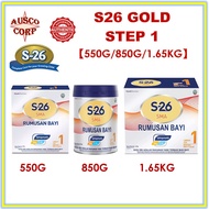 S26 GOLD STEP 1 550G/850G/1.65KG (0-12MTH)