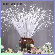 HOBBYHUB 5pcs/Pack Artificial Grass, 80cm Feather Texture Peacock Grass, Natural Multicolor 20 Heads