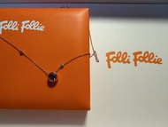 Folli Follie 紫水晶玫瑰金項鍊頸鏈（S925銀）