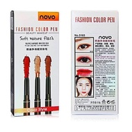 Novo Fashion Color Pen โนโวอายแชโดว์ 1กล่องมี3ชิ้น N.6