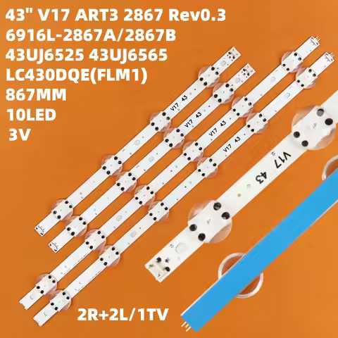 LED backlight strip for 43LJ614V 43LJ622V 43UJ675V 43UJ655V 43UJ670V 43UJ651V 43LV340C 43LJ610V 43UV
