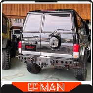 4x4 TOYOTA LAND CRUISER LC2 LJ78 LJ79 REAR MARCO BUMPER BULL BAR BESI MALAYSIA BRAND HIGH QUALITY