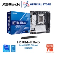 ASROCK H670M-ITX/AX Motherboard Intel I3-12100/13100/14100/I5-12400/14400/14700