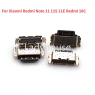 10-50Pcs USB Jack Charging Socket Pin Port Plug Dock Charger Connector For Xiaomi Redmi Note 11 11S 