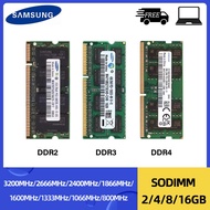 【Leyo kaduwela】 Laptop Memory 16GB 8GB 4GB 2GB DDR2-667 800MHz DDR3-1600 1066 1333 1866MHz DDR4-3200