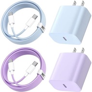 W Fast Charger USB C Charger for IPhone 16/15 Pro Max,2Pack Type C Fast Wall Charger for IPhone 16 P