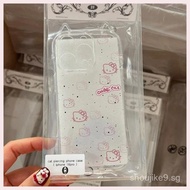 Cute Pink t Transparent Slim Waist Cat Ear Suitable iPhone Phone Case Applies iPhone 16 Pro Max/15/1