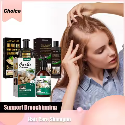 Hair Shampoo Ginger Promotes Hair Growth Dandruff Removal Anti-Itch Oil Control Nourishing Scalp Rep