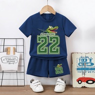 Sunchery Children's Clothing Suits Ages 4-10 Years vintage jersey number street fashion crocodilo Tu