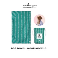 Dock(Dog)&Bay ผ้าเช็ดตัวสัตว์เลี้ยง สี Woofs Go Wild (Size L)