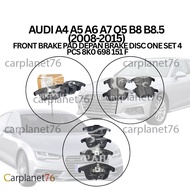 AUDI A4 A5 A6 A7 Q5 B8 B8.5 (2008-2015) FRONT BRAKE PAD DEPAN BRAKE DISC ONE SET 4 PCS 8K0 698 151 F
