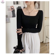 Fiore Square Longsleeve Crop Top Women (LD 78, P 52)