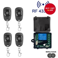 Universal  Gate Remote Control Switch 433Mhz Relay Receiver Module Controller for LED Garage Door