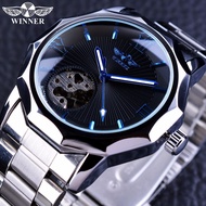 ＆ The Popular Victor Winner Mens Stylish Casual Temperament Openwork Fully Automatic Mechanical Watc
