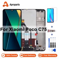 IPS LCD Screen For Xiaomi Poco C75 4G 5G 2410FPCC5G MZB0IDJIN Display Touch Screen Digitizer Assembl